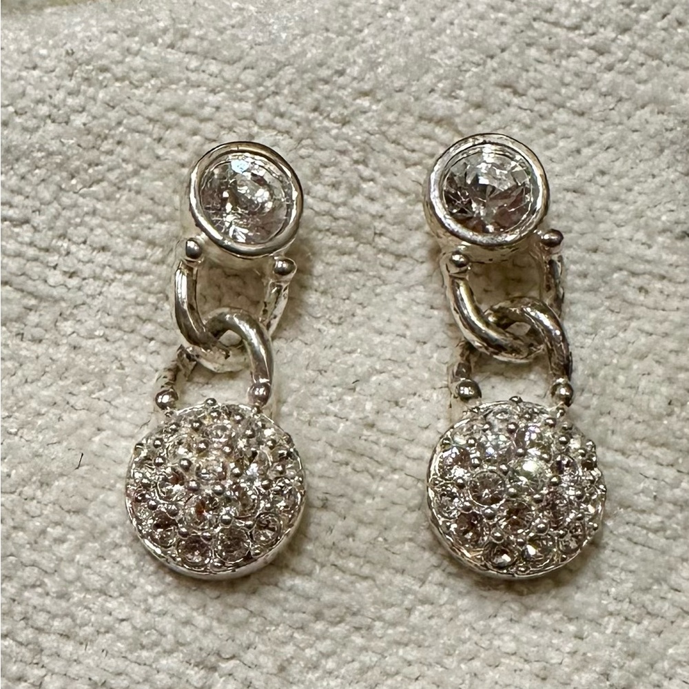 Elegant Silver Drop Earrings